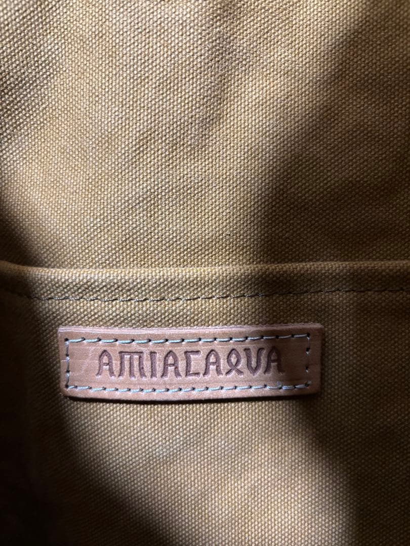 バッグ amiacalva/washed canvas 4pockets tote-TS