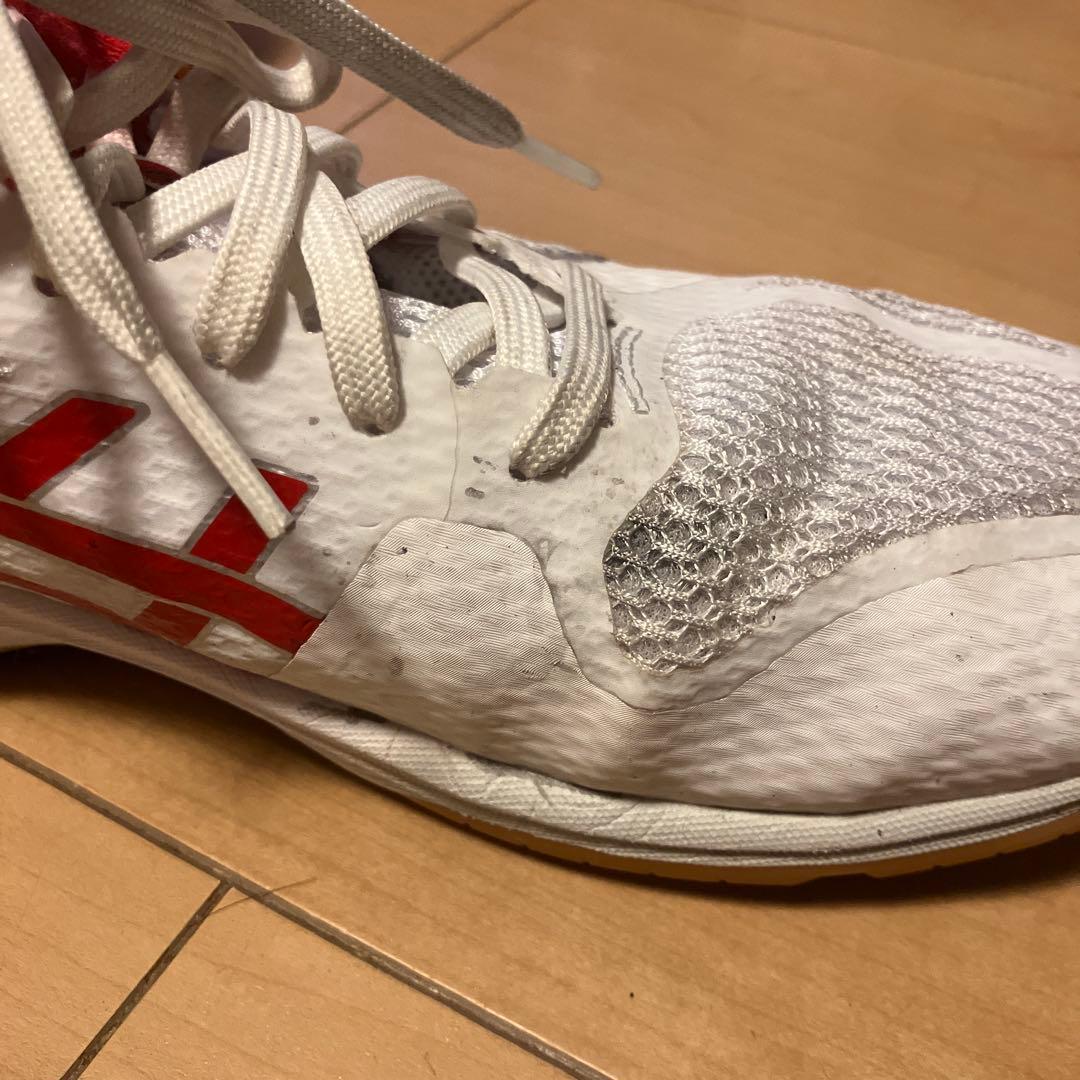 ASICS Japan バレーボールシューズ ホワイト/レッド　26.0