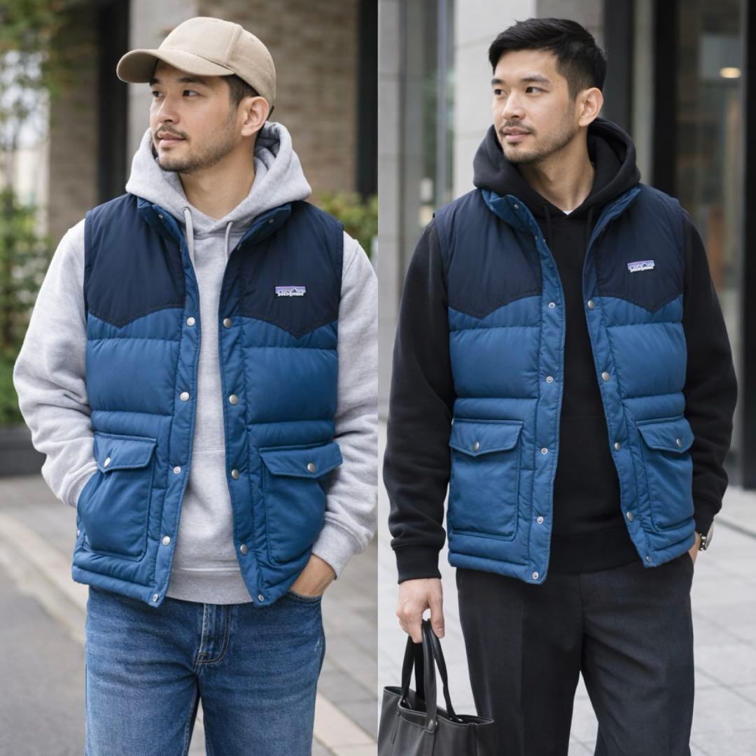 【希少】廃盤パタゴニア スリングショットダウンベスト S表記M相当 男女兼用