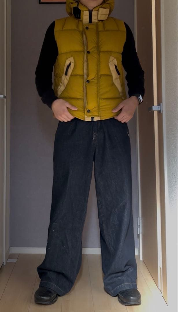 の*ん様 STONE  GARMENT DYED DOWN VEST