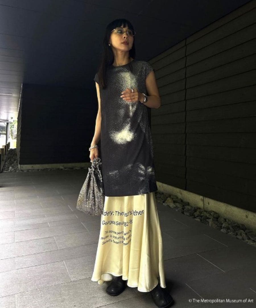 アメリ AMERI×THE MET LAYERED DRESS ワンピース