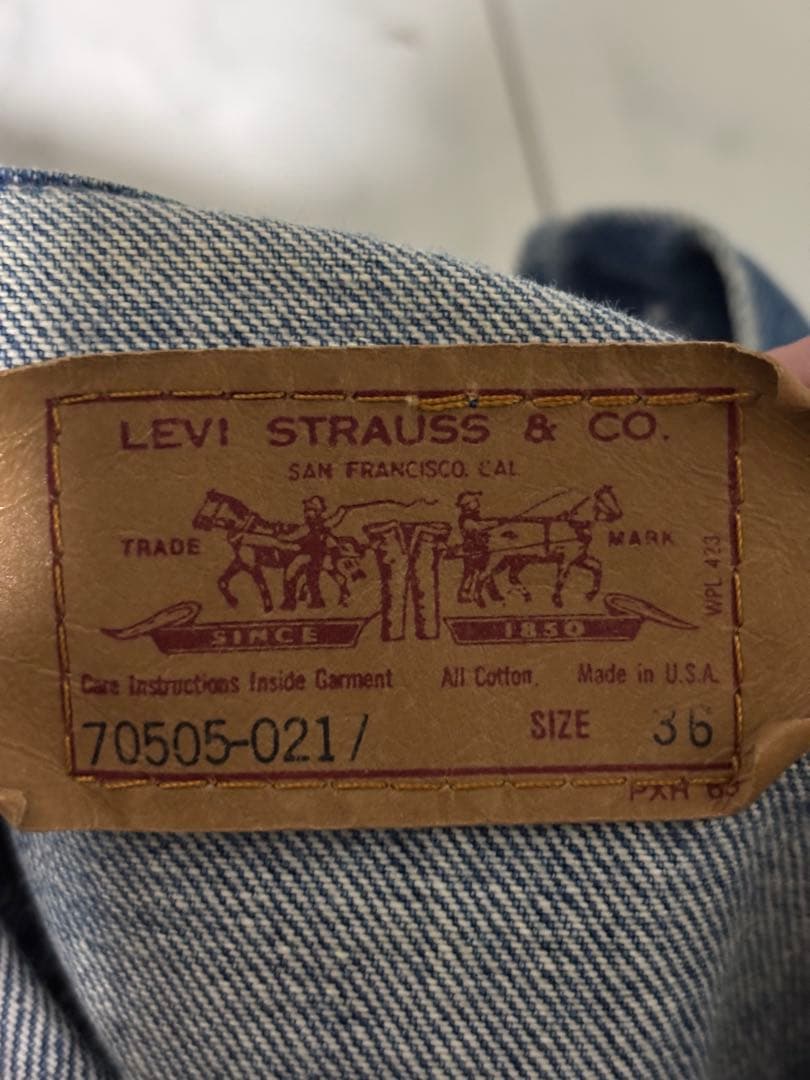 USA製 90s Levi’s 70505-0217 デニムジャケット