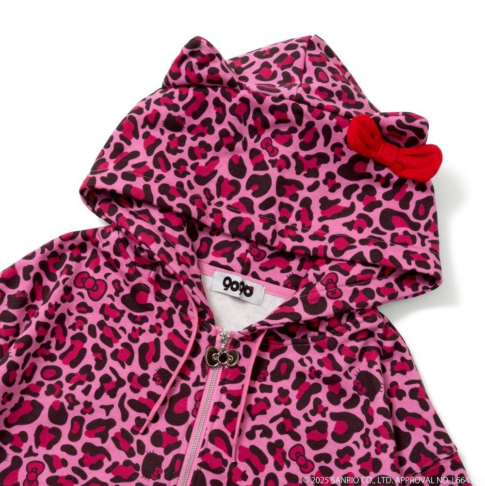 トップス 9090 girl HELLO KITTY Eared Zip Hoodie S