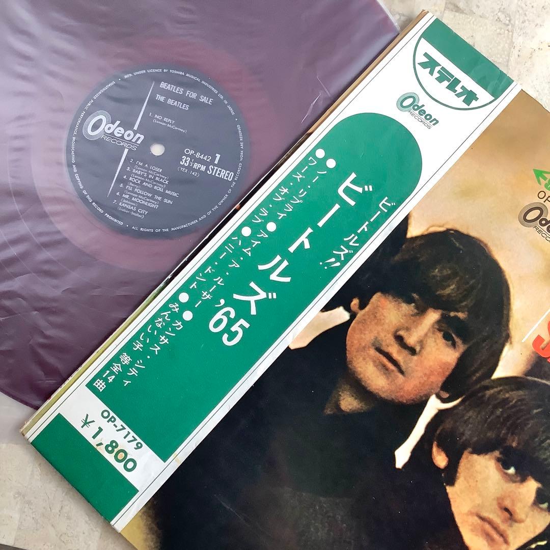 レア!良品! レコード極美! ビートルズ’65 1965年初版盤 オデオン赤盤