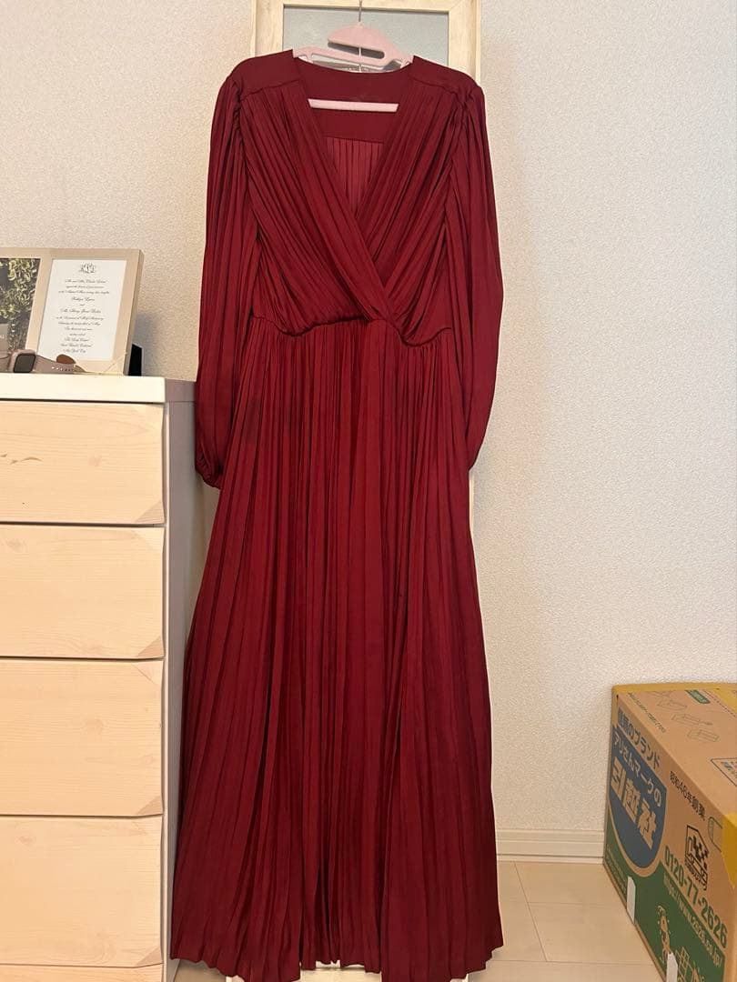 美品　laubeblanc Flare pleats Dress