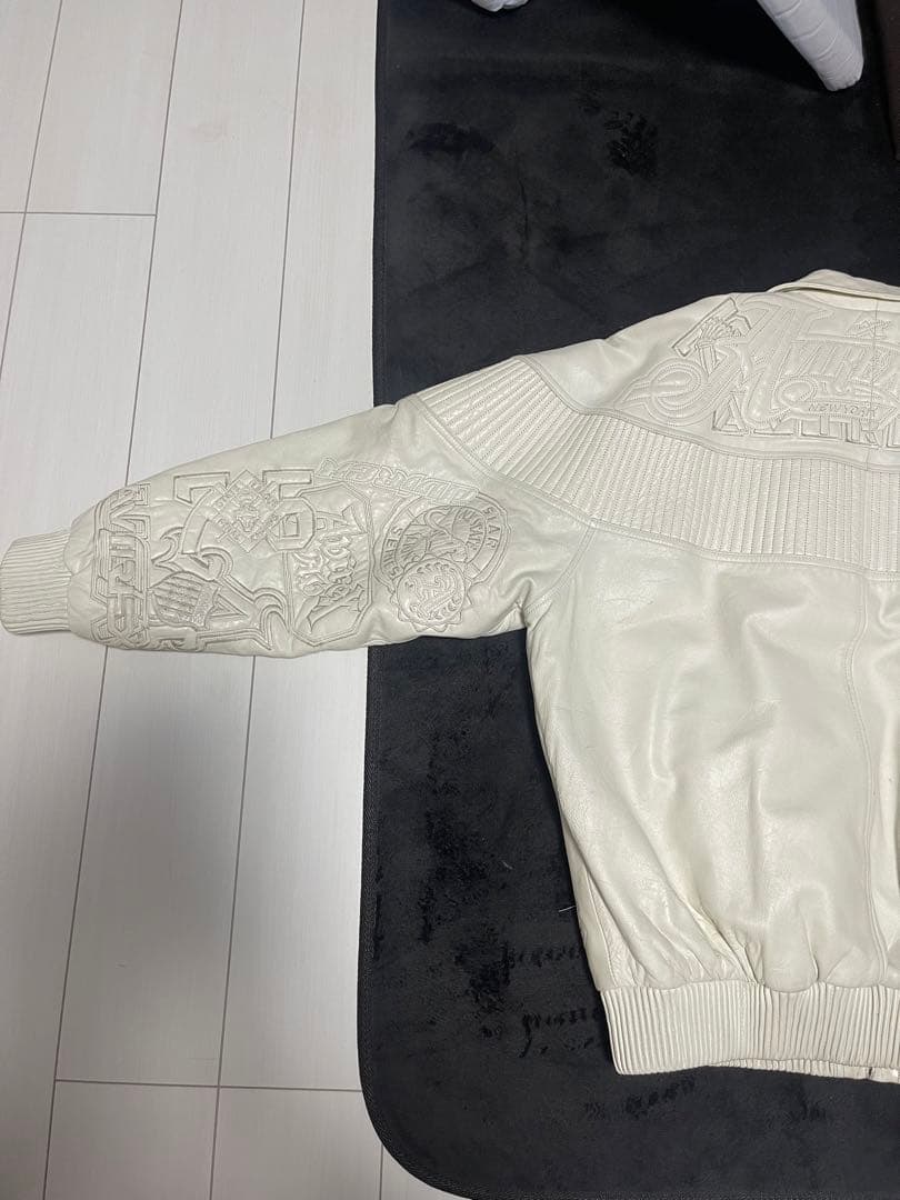 avirex レザージャケット XL 刺繍入り　bboy 00s 90s