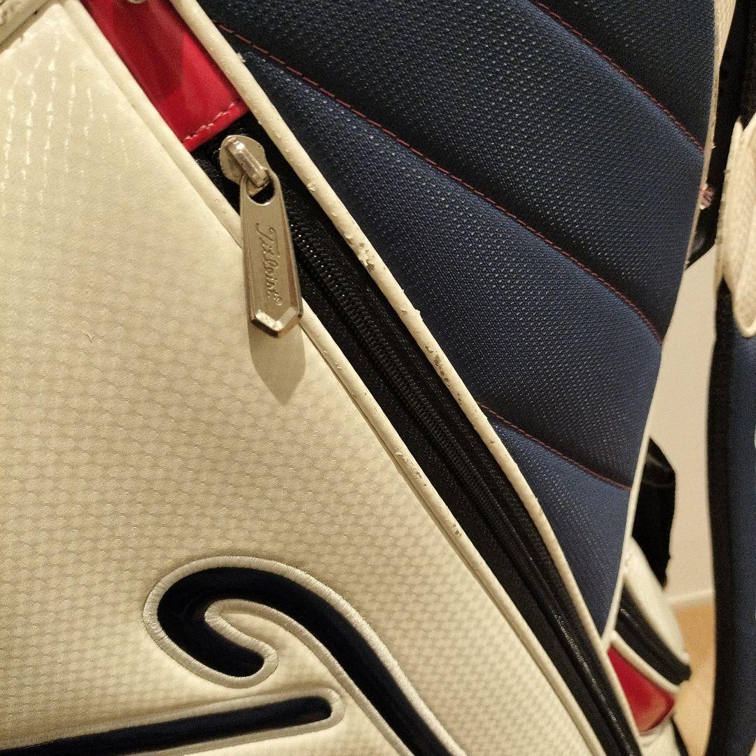 最終値下げ！　Titleist キャディバッグ ネイビー/ホワイト