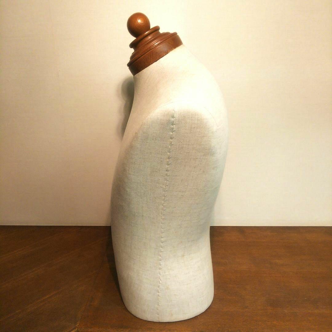 美品 布張り メンズ ヴィンテージ トルソー スタンドなし ホワイト