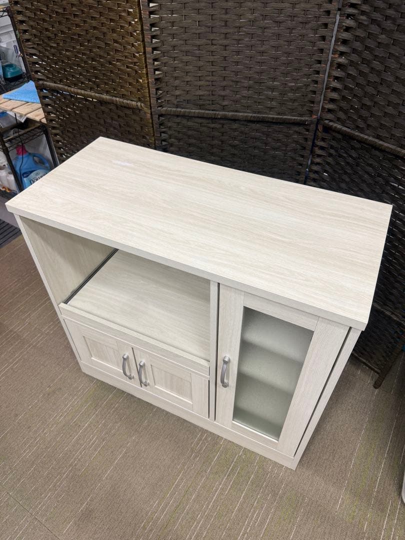 【洗浄消毒作業済】ぼん家具　レンジ台　レンジボード　キッチンカウンター