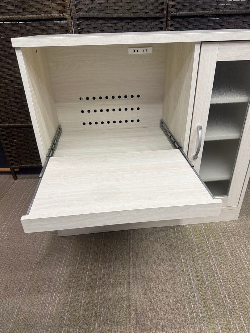 【洗浄消毒作業済】ぼん家具　レンジ台　レンジボード　キッチンカウンター