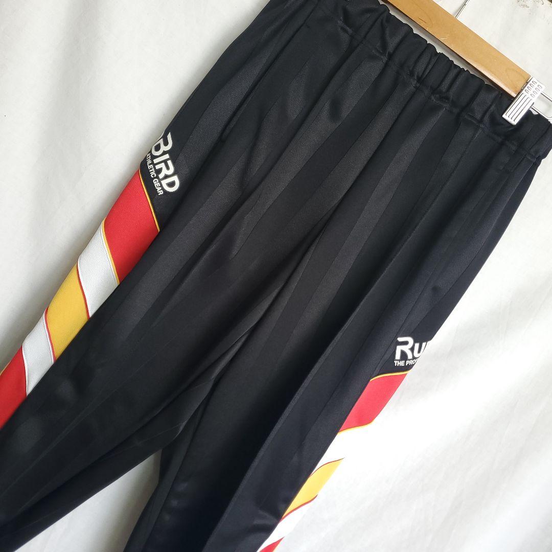 90s オールドMIZUNO RunBird ジャージ トラックパンツ 黒