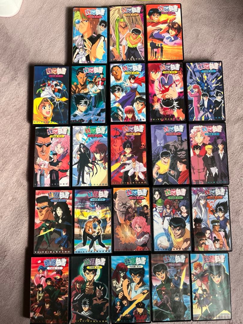 【最終値下】幽遊白書 VHS 全23巻＋OVA＋劇場版計33本 完品特典トランプ