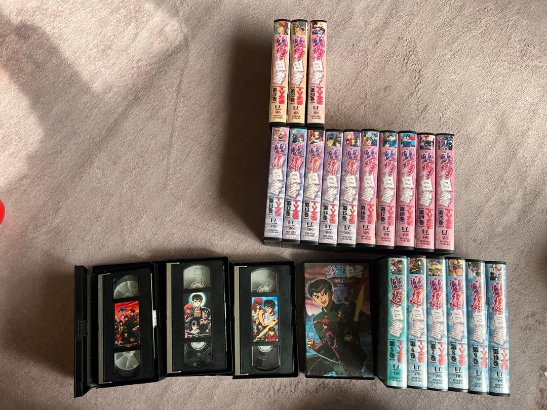 【最終値下】幽遊白書 VHS 全23巻＋OVA＋劇場版計33本 完品特典トランプ