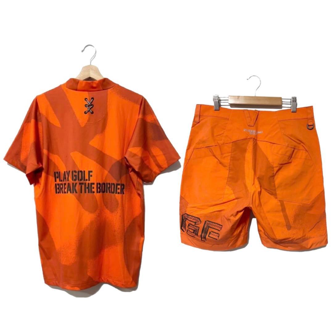 新品 ラッセルノ ゴルフ RSGロゴ スプレー モックネック セットアップ L