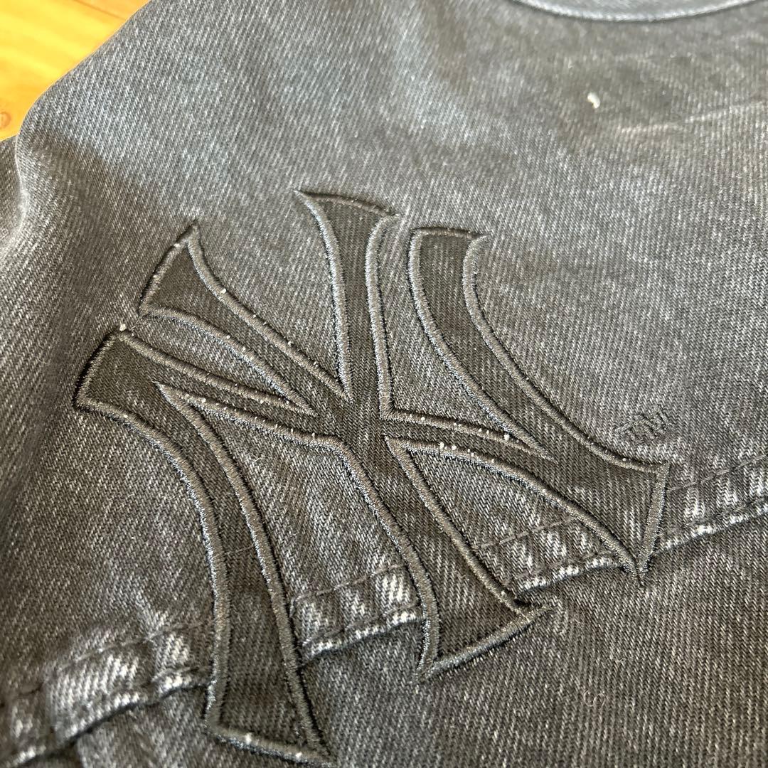 Supreme Yankees エンボス デニム ジャケット S