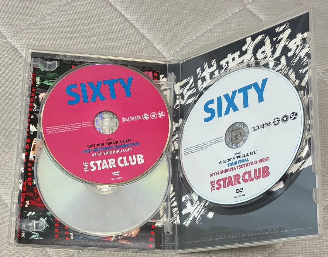 THE STAR CLUB / SIXTY スタークラブ DVD 3枚組