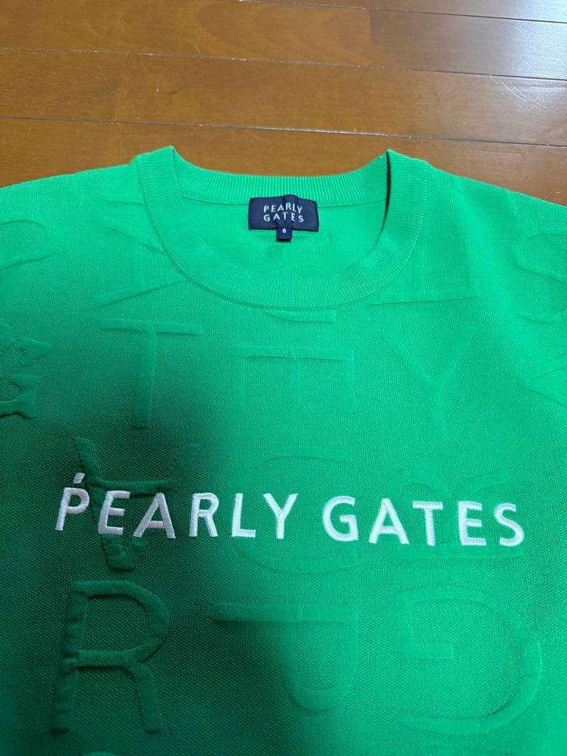 PEARLY GATES グリーン ニットセーター サイズ6超美品