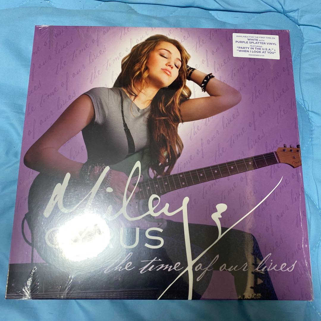 miley cyrus time of our lives lp レコード