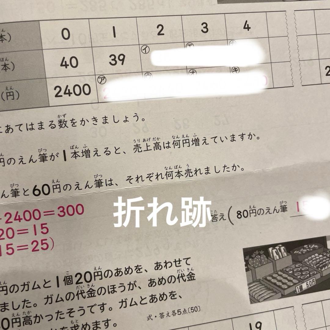 最新版‼️2025年度 小6 算数 解答のみ (教育同人社) 19枚
