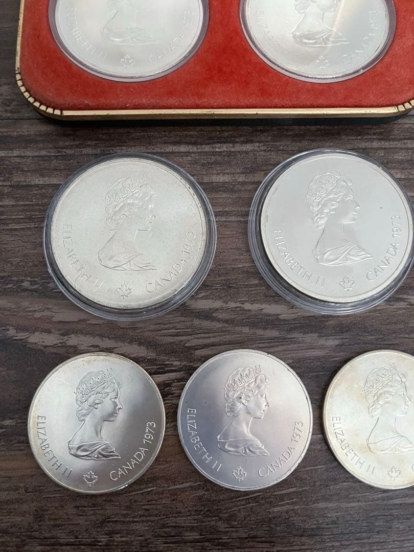 モントリオールオリンピック　カナダ銀貨　記念メダル