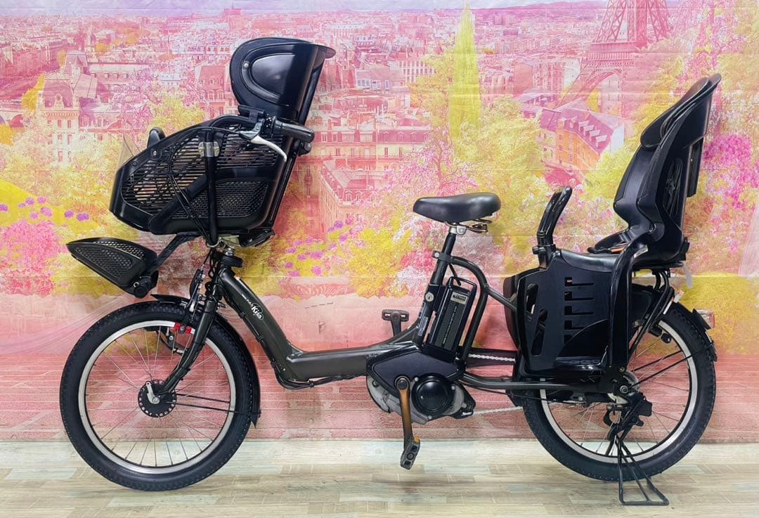 ZK3466 電動自転車 ヤマハ パスキス 子供乗せ 20インチ 送料無料
