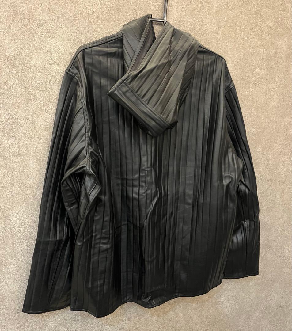 ⭐️最終お値下げ⭐️ ZARA プリーツフェイクレザージャケット&パンツ セット