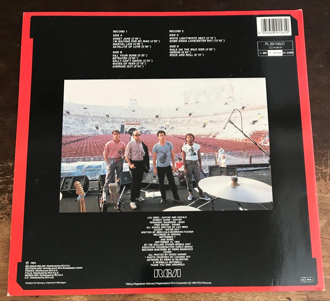 ◾️高音質️GEオリジナル盤■LOU REED / ルーリード■Live In It