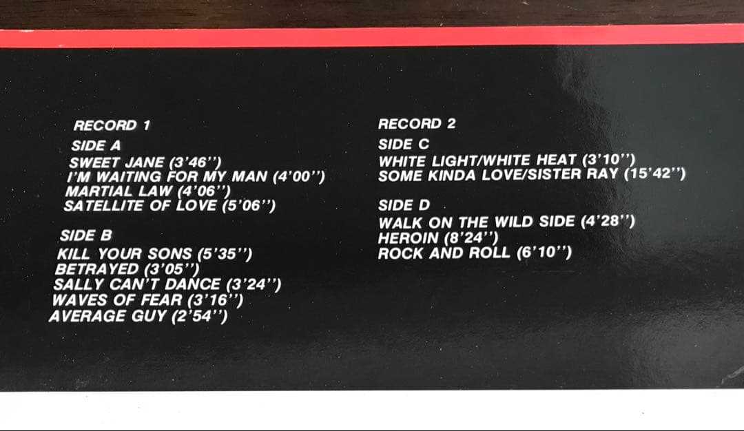 ◾️高音質️GEオリジナル盤■LOU REED / ルーリード■Live In It