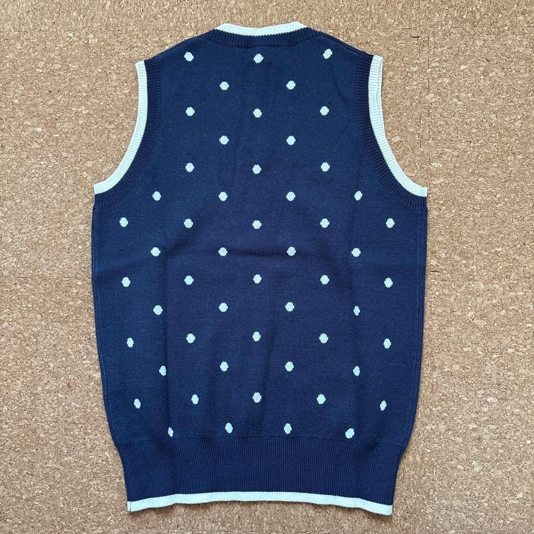 美品✨Kappaネイビードット柄ゴルフセットアップ