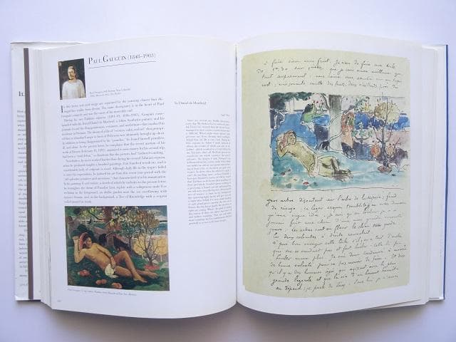 洋書◆画家や作家が描いた手紙写真集 本 ピカソ マネ ゴッホ ゴーギャン
