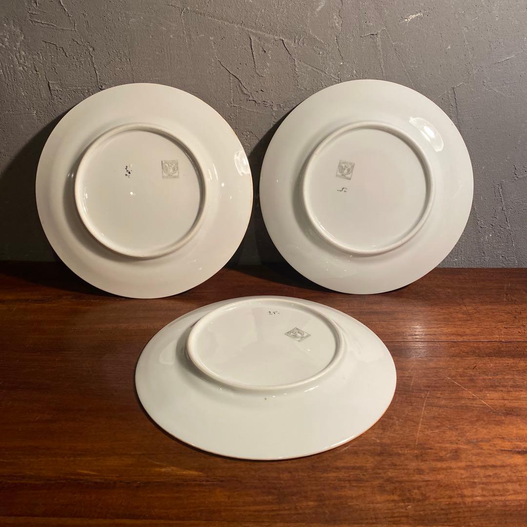 稀少 アンティーク phoenix china 18.5cm皿 チェコスロバキア