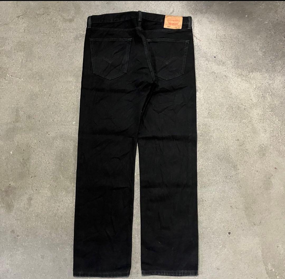 さ*げ様 00s Levi’s 505 メキシコ製 ブラックデニム ワイド スト