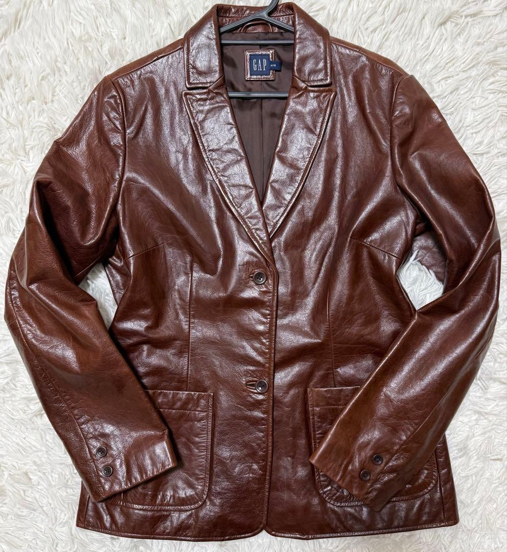 Gap oldギャップ　レザーテーラードジャケット　牛革
