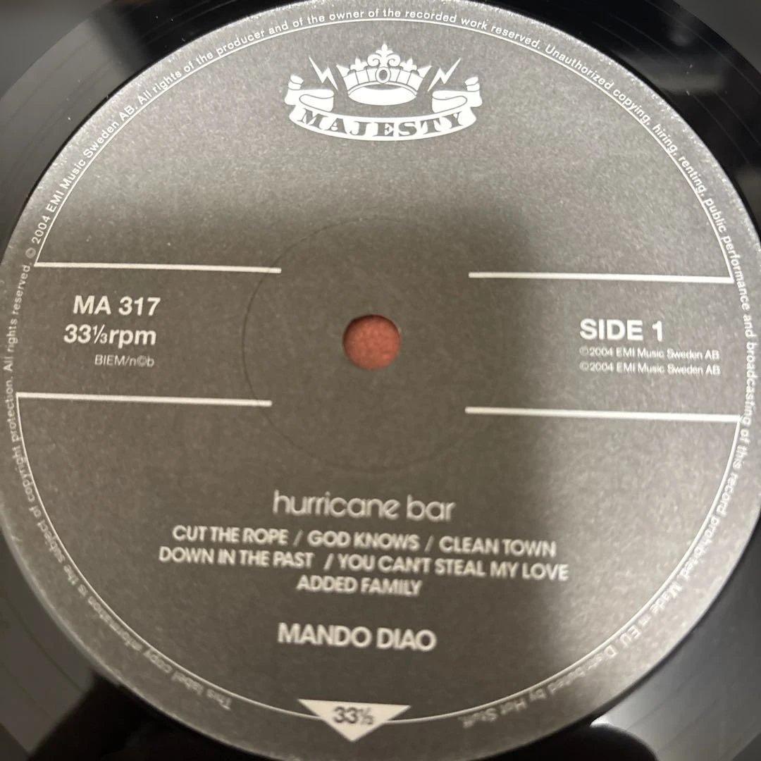 洋楽 MANDO DIAO / hurricane bar #24