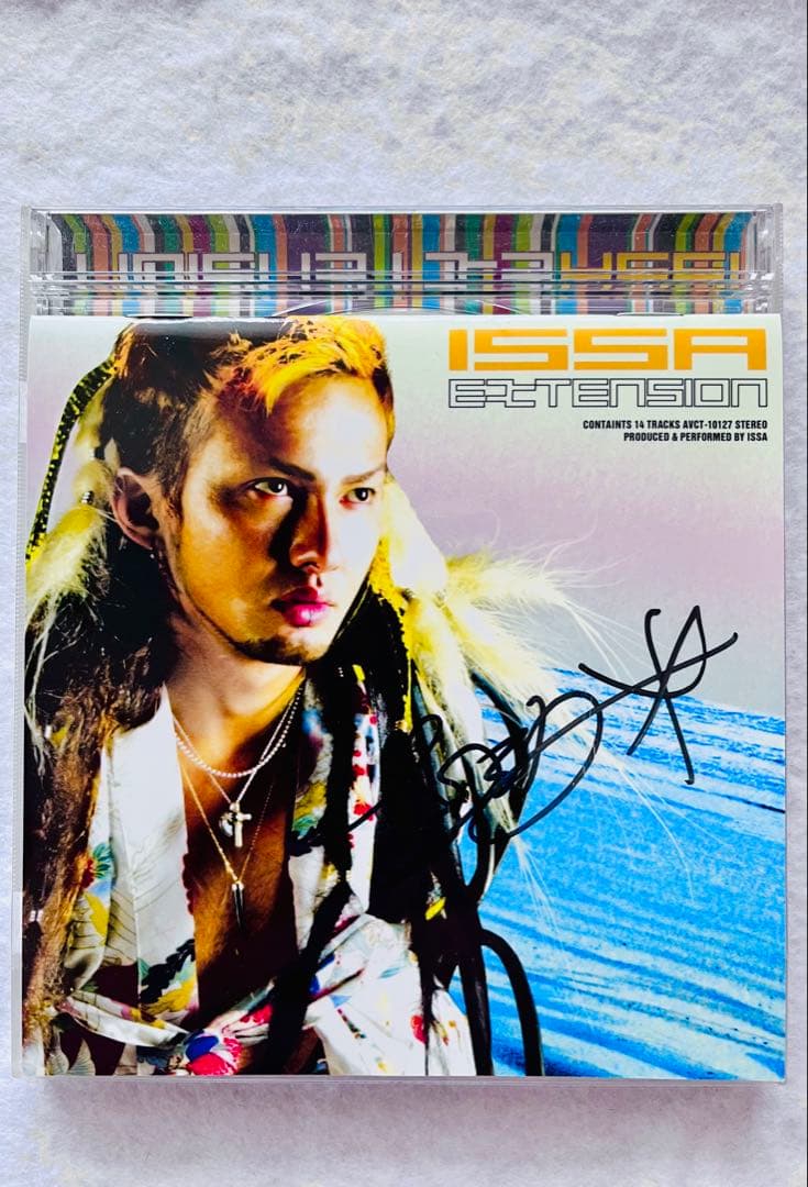 美品/貴重 直筆サイン付き ISSA EXTENSION アルバムCD1枚