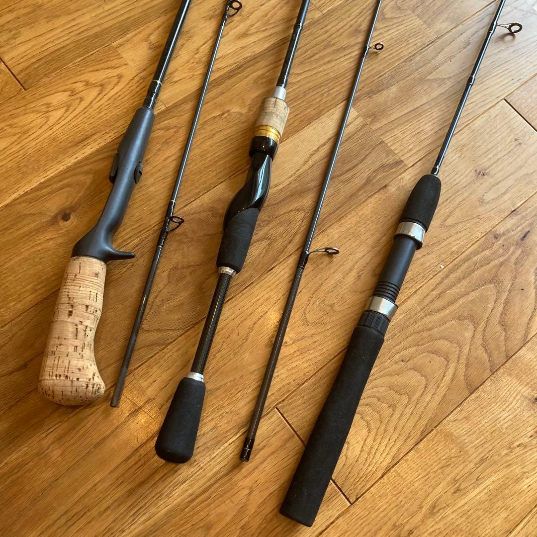 竿3本　DAIWA Bass X